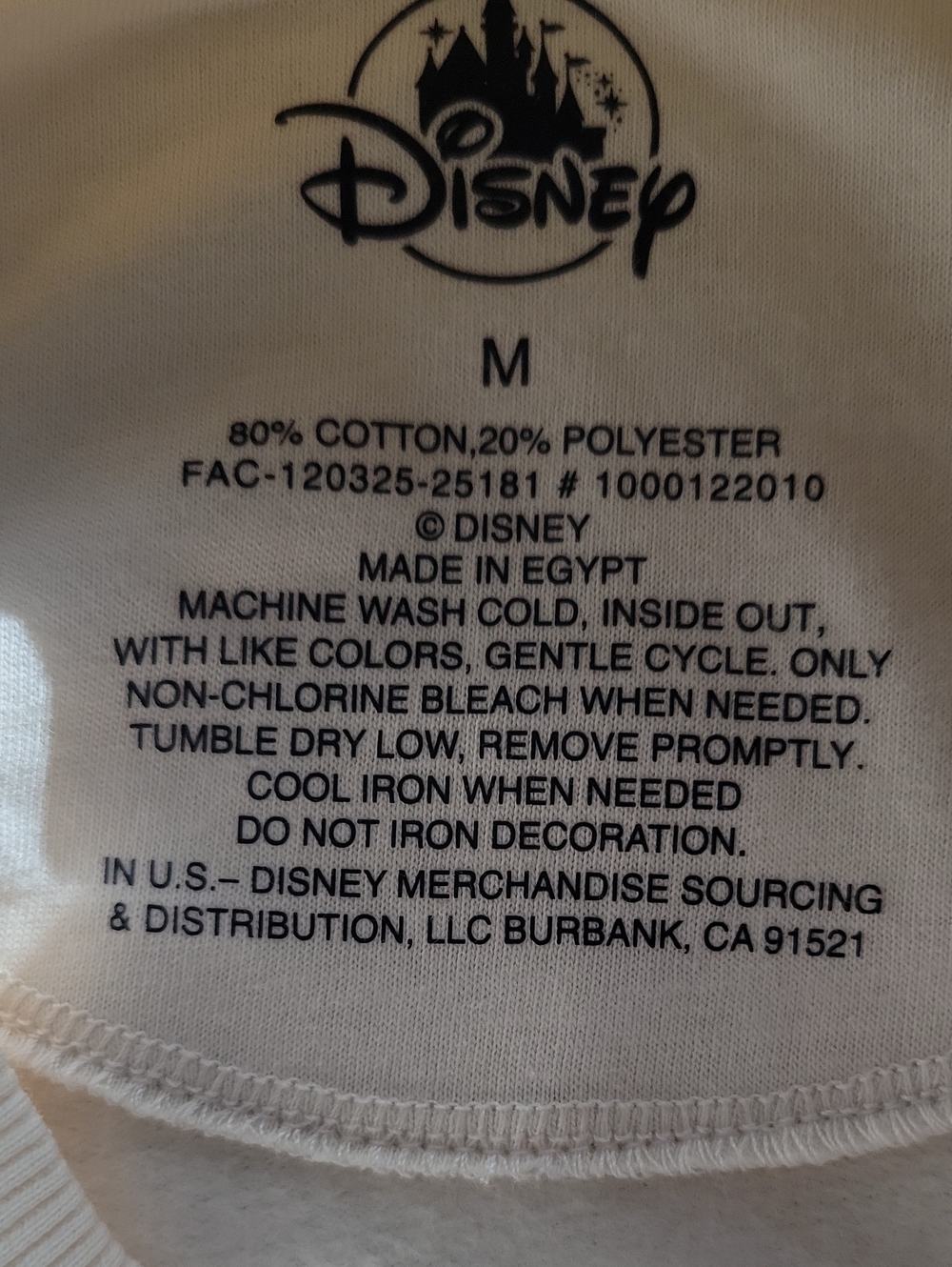 Disney Cream Crewneck Sweatshirt with Fall Mickey & Minnie Graphic - Picture 4 of 7
